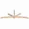 Ekena Millwork Alberta Smooth Timber Gable Bracket, Douglas Fir, 84"W x 35"H x 3 1/2"D x 3 1/2"F, 10/12 Pitch GBW084X35X0404ALB00SDF - alternate 2
